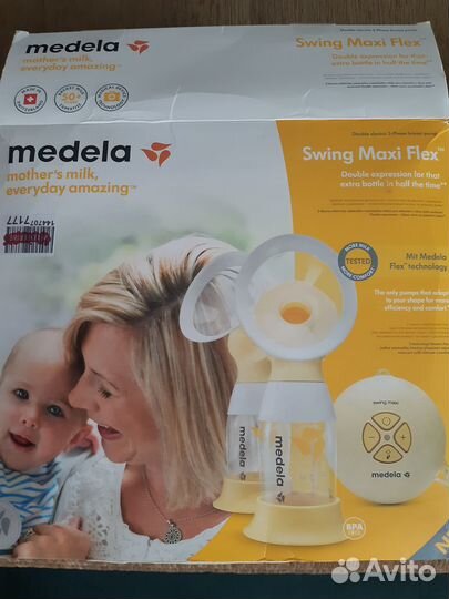 Молокоотсос medela swing maxi flex электрический