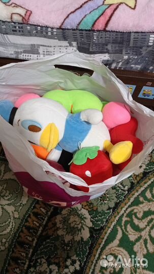 Мягкие игрушки пакетом