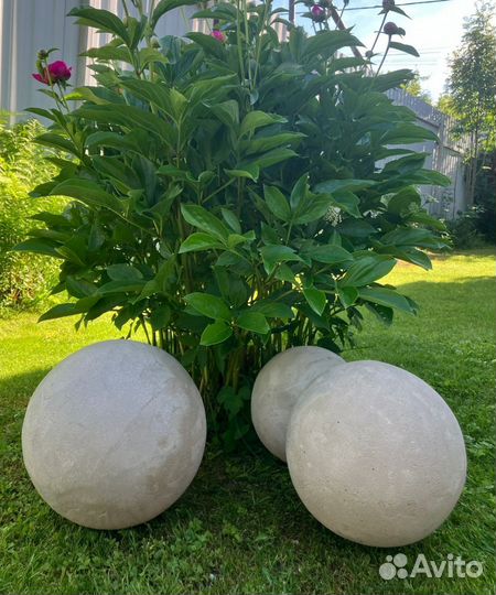 Садовые шары из арт бетона