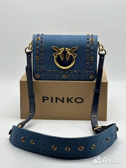 Сумка женская pinko denim люкс