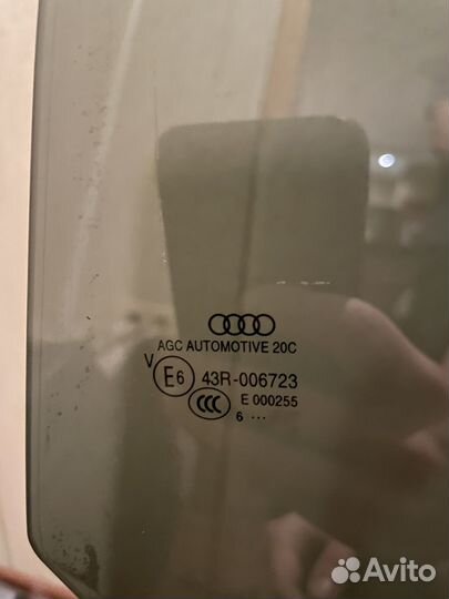 Стекла задние audi A3 S3 RS3 8v рестайлинг седан