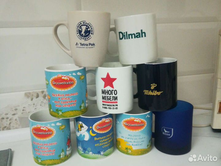 Кружки разные