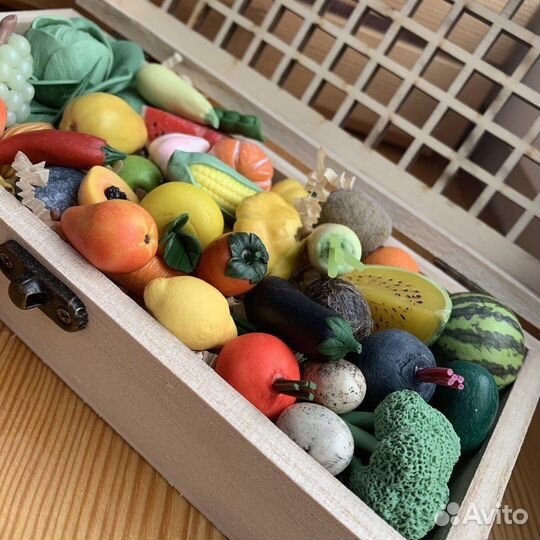 Овощи из полимерной глины