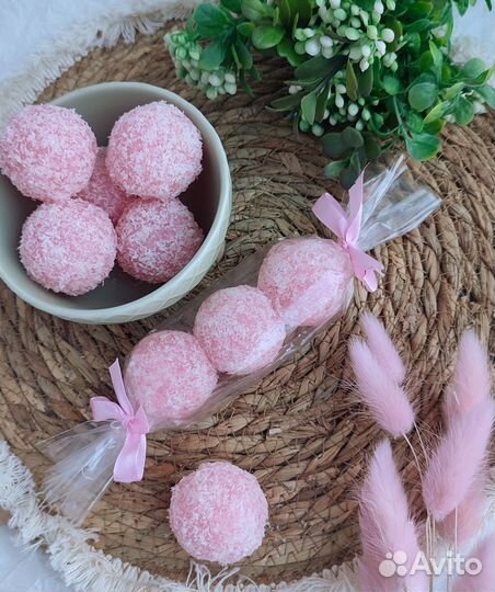 Мыло с люфой, скраб, соль для ванн, спа косметика