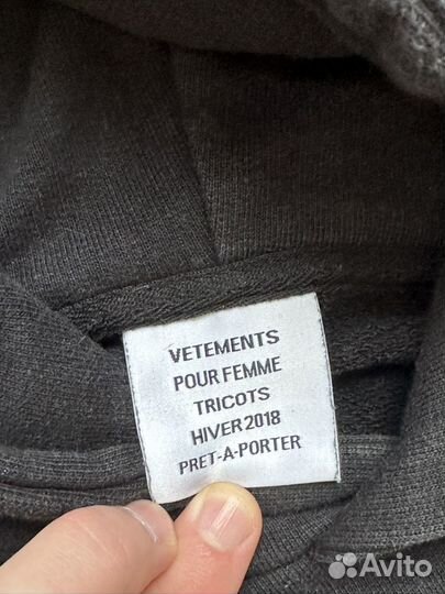 Vetements tommy france flag logo longsleeve