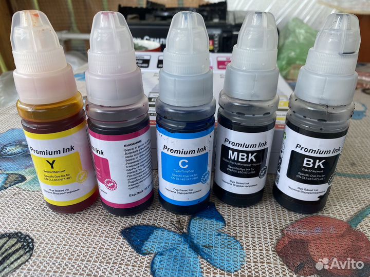 Чернила для принтера canon