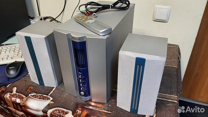 Акустика TopDevice TDE 217/2.1 (38W, дерево, пду)