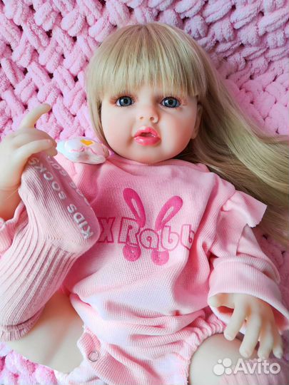 Кукла Реборн девочка силиконовая