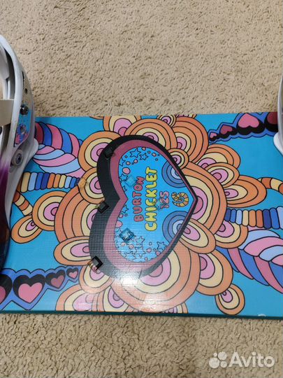 Сноуборд Burton Chicklet125с креплениями изЯпонии