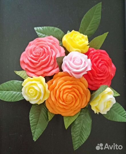 Букет из мыла ручной работы. 8 марта