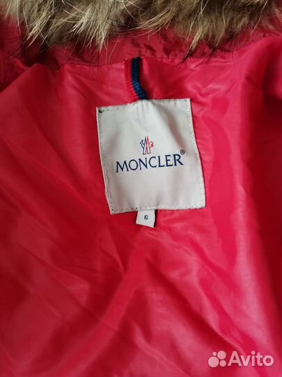 Пуховик Moncler для девочки 110-116