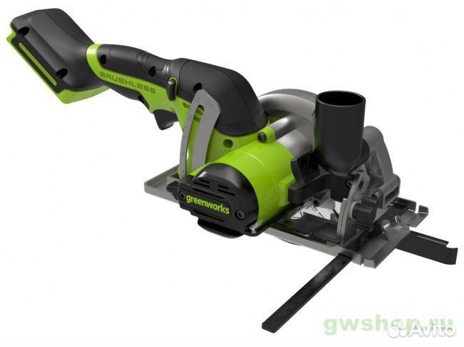 Пила циркулярная аккум. greenworks G24MCS