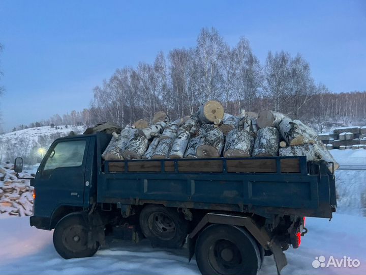 Дрова березовые колотые, чурками