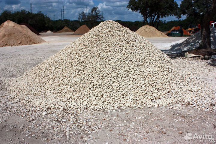 Щебень известняковый