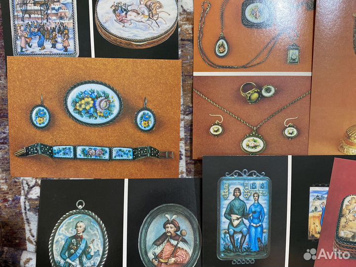 Открытки СССР винтаж ростов ретро финифть