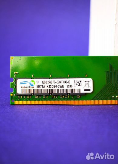 Память samsung ddr4 3200 mhz 16 gb новая