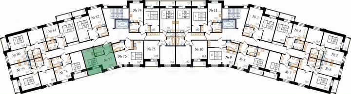 Квартира-студия, 32,8 м², 2/8 эт.