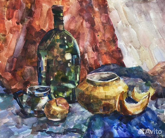 Этюд акварелью