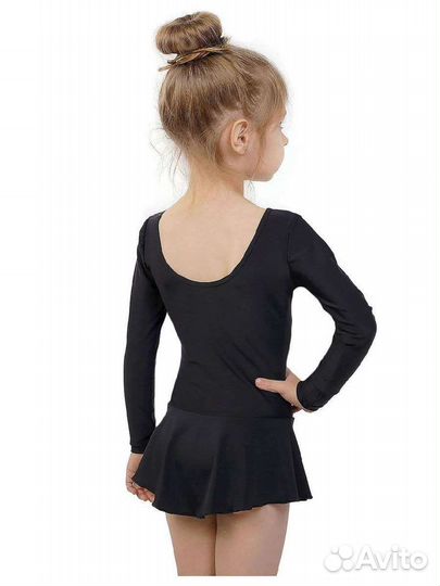 Купальник гимнастический с юбкой