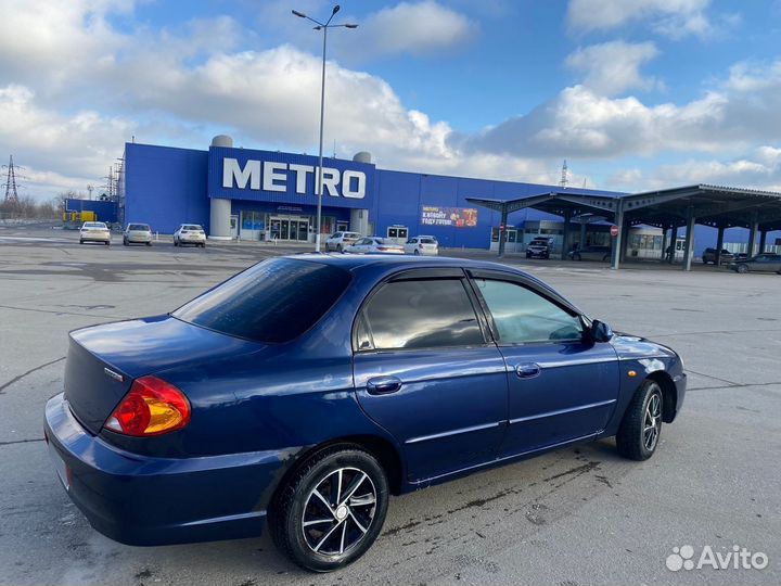 Kia Spectra 1.6 МТ, 2006, 196 000 км