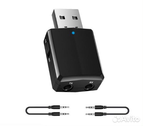 Аудио Bluetooth 5.0 адаптер 4 в 1 с громкой связью