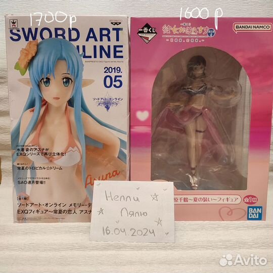 Оригинальные аниме фигурки из Японии