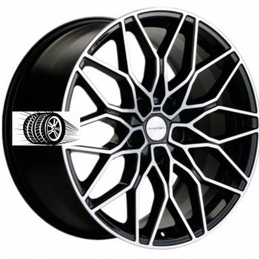 Литые диски Khomen Wheels 8.5×R19 5×112