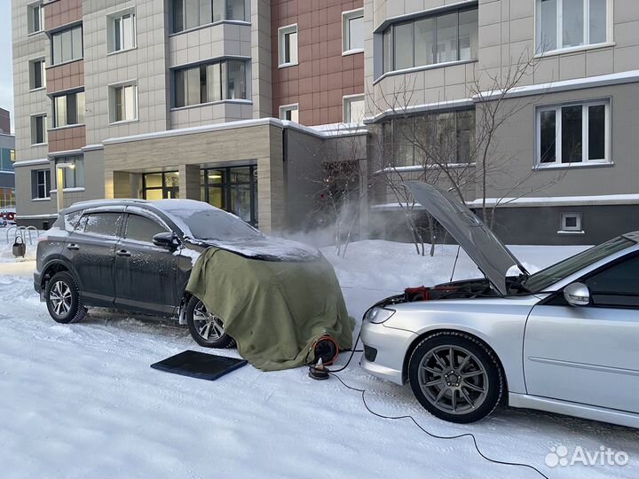 Отогрев авто