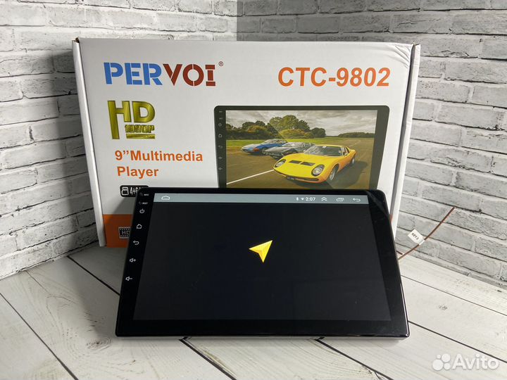 Магнитола андроид Pervoi 9802 4 на 64 8 ядер