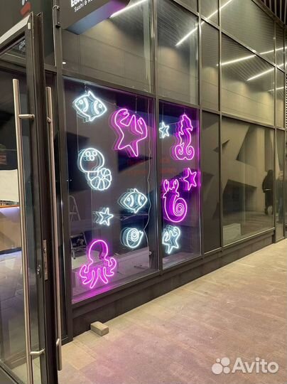 Неоновые вывески под заказ, неоновая реклама
