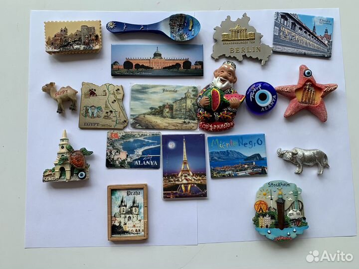 Магнитики на холодильник из путешествий