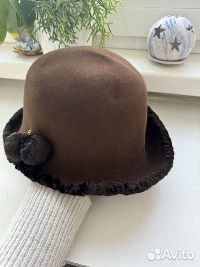 Натуральная фетровая шляпка