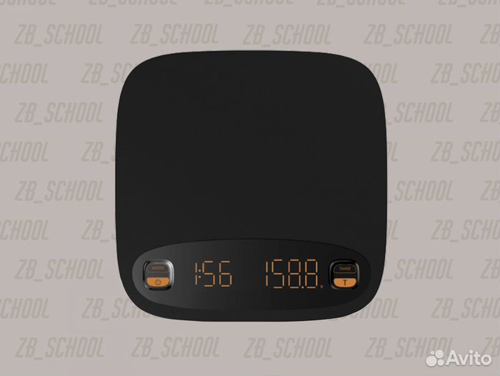Весы для кофе на аккумуляторе с таймером