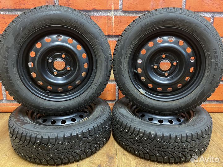 Комплект audi VW 185 60 14 + Formula Ice