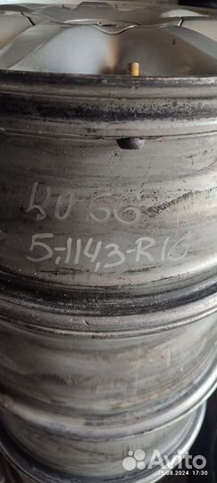 5/114.3 R16 диски Рено, Ниссан