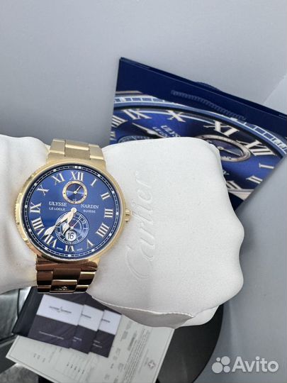 Часы золотые ulysse nardin