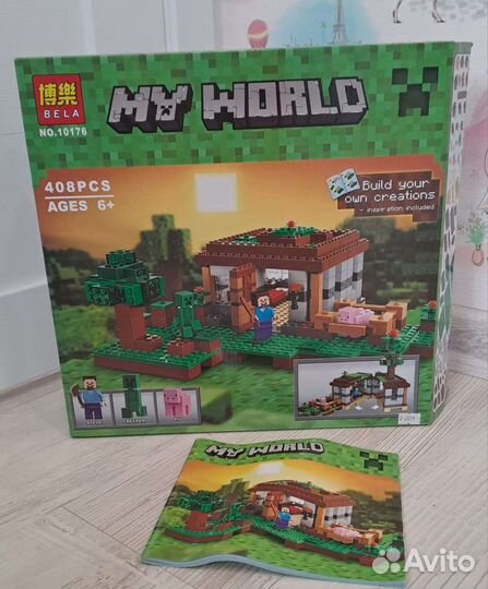 Конструктор MY world 10176 (майнкрафт)