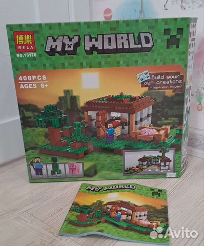 Конструктор MY world 10176 (майнкрафт)