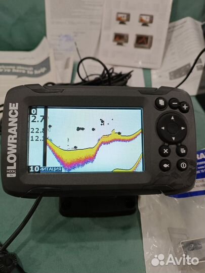 Эхолот lowrance hook 2 4x Bullet. Зима+Лето