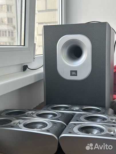 Аудио система 5.1 JBL с активным сабвуфером