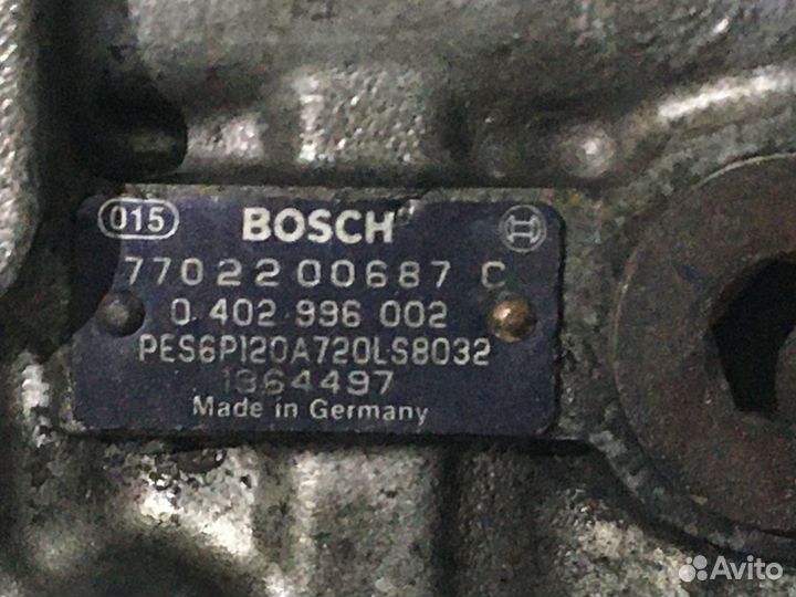 Тнвд Скания scania 124/400 эдс