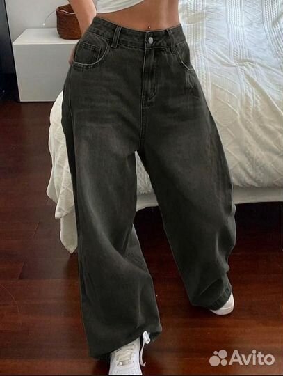Джинсы широкие y2k