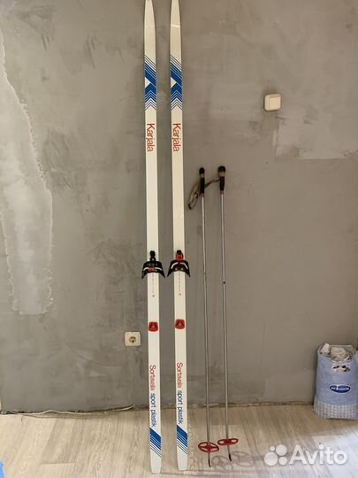 Беговые лыжи с палками Karjala