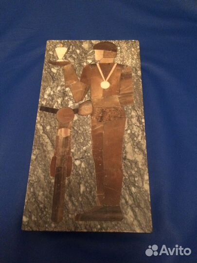 Панно из камня, СССР, примерно 60-е