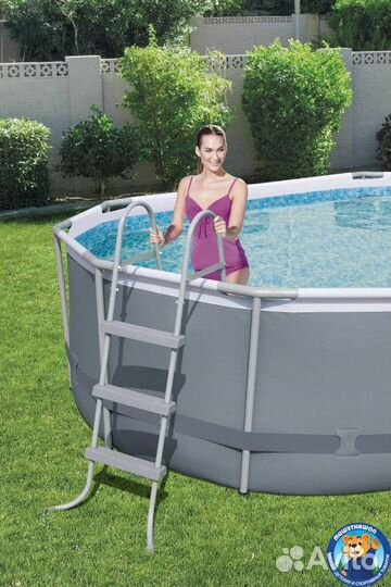 Каркасный бассейн Bestway 56448 488х305х107