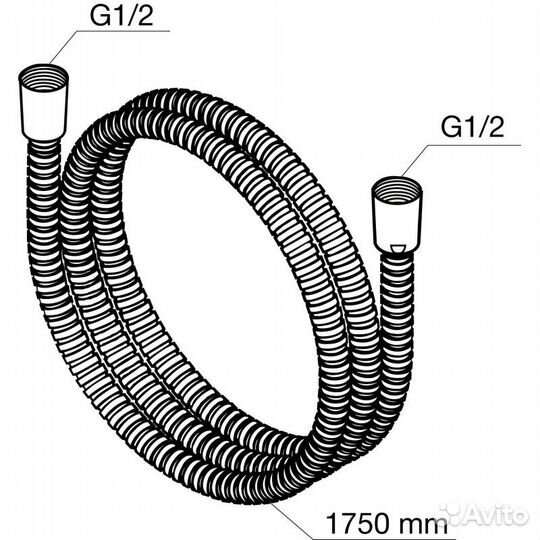 Душевой шланг 175 см Am.Pm F0400264