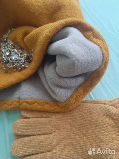 Набор шапка и Перчатки