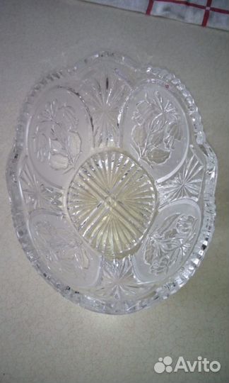 Ваза хрустальная б/у