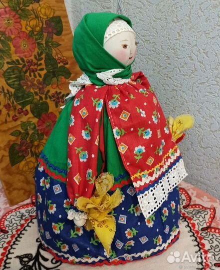 Кукла грелка на чайник. Марьюшка