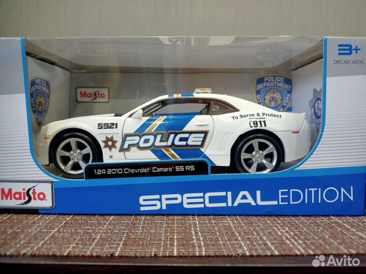 Модель Chevrolet Camaro SS RS police 1:24